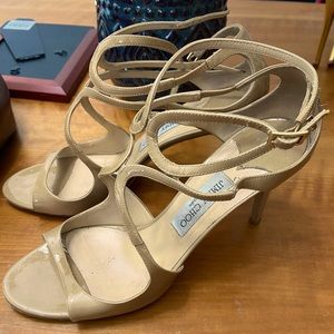 Jimmy Choo Ivette sandal in beige 42 US 11-12